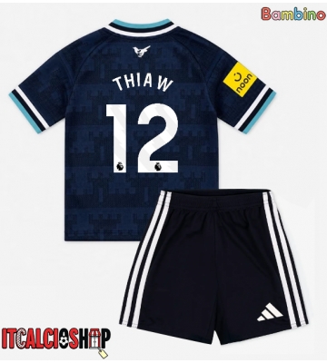 Newcastle United Malick Thiaw #12 Seconda Maglia Bambino 2026-27 Manica Corta (+ Pantaloni corti)